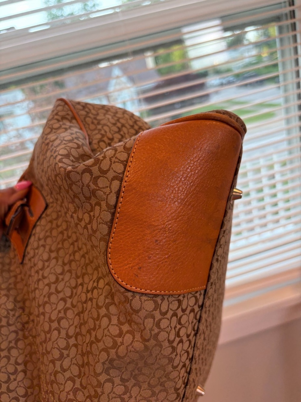 RARE Coach Signature Transatlantic Weekender Duffle Bag - Picture 11 of 16